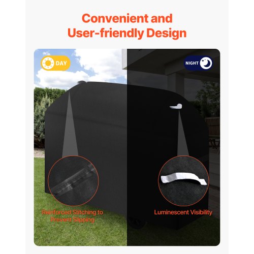 Grill Cover 63 inch BBQ Covers for Outdoor Grills Waterproof Fade