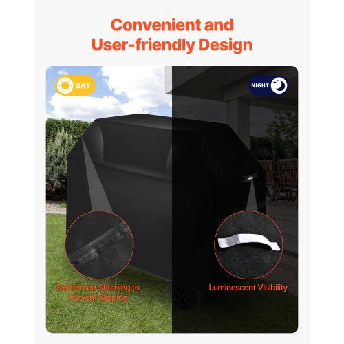 Grill Cover 48 inch BBQ Covers for Outdoor Grills Waterproof Fade