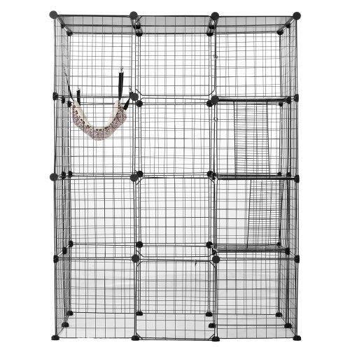 Large 4tier Cat Cage 41 x 28 x 55 Detachable Metal Wire Cat Enclosure
