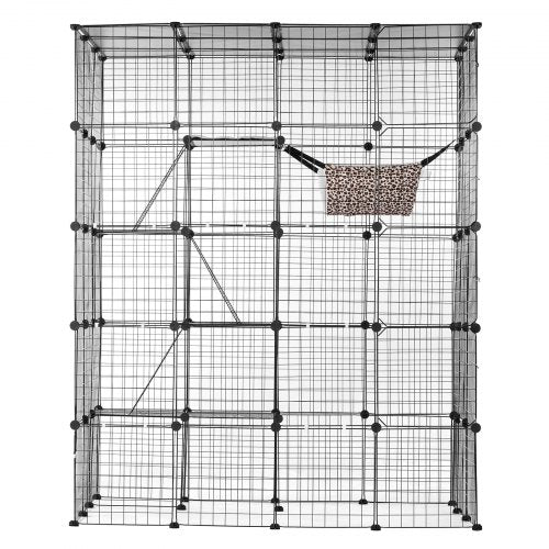 Large 4tier Cat Cage 54 x 41 x 69 Detachable Metal Wire Cat Enclosure