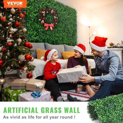 12PCS 10x10 inch Artificial Boxwood Panels Boxwood Hedge Wall