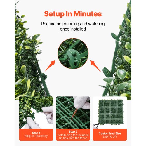 Artificial Grass Wall Panels 40 x 120 inch Milan Grass Greenery Boxwood