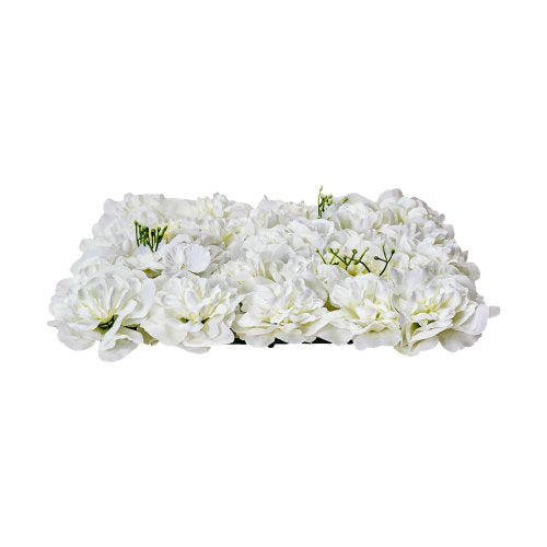 3D Flower Wall Panel 24 PCS 15 x 15 inch Artificial Floral Wall Background