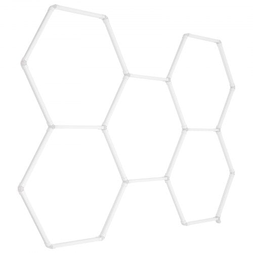 Hexagon Garage Lights 26400LM 6500K 5 Grid Systems Honeycomb Hexagonal