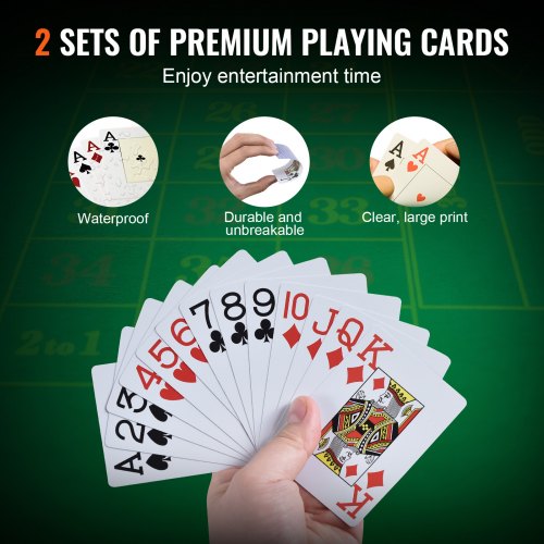 Poker Chip Set 500Piece Poker Set Complete Poker Playing Game Set with Carrying