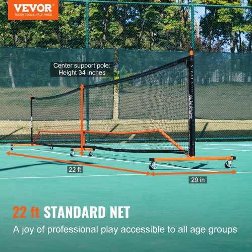 Pickleball Net Set 22FT Regulation Size Portable Pickleball System