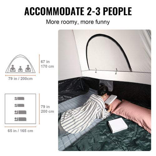 Truck Bed Tent 6467 Pickup Truck Tent with Rain Layer and Carry Bag