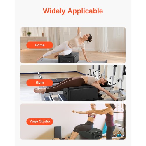 Pilates Box for Reformer 25x17x9 In Pilates Reformers Sitting Box for Reformer