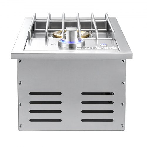 Single Grilling Side Burner 17000BTU Liquid Propane Side Burner for Outdoor