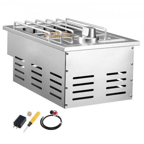 Single Grilling Side Burner 17000BTU Liquid Propane Side Burner for Outdoor