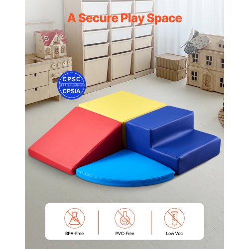Climbing Toys 4Piece Set Foam Climbing Toys for Toddlers 6 Months to 3
