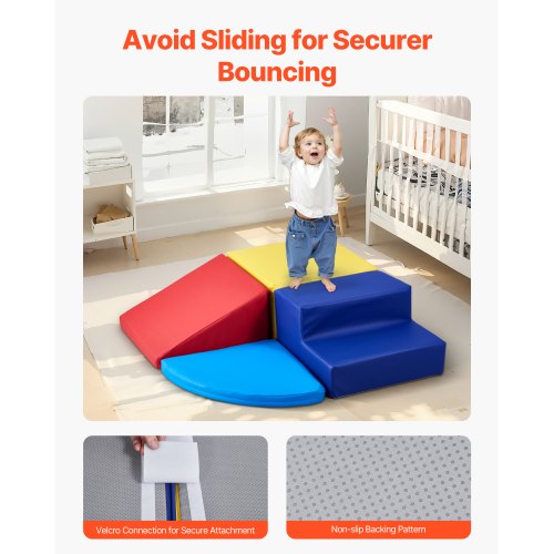Climbing Toys 4Piece Set Foam Climbing Toys for Toddlers 6 Months to 3