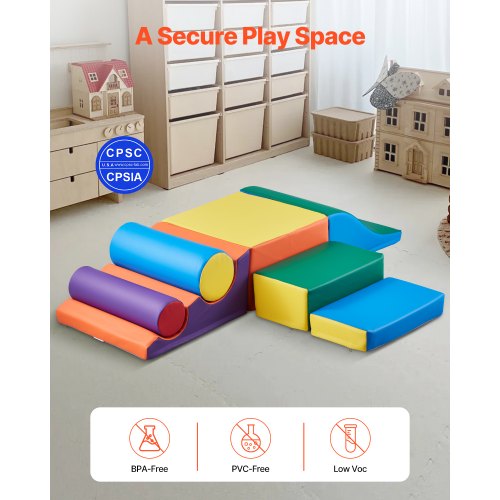 Climbing Toys 7Piece Set Foam Climbing Toys for Toddlers 6 Months to 3