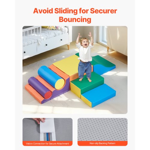 Climbing Toys 7Piece Set Foam Climbing Toys for Toddlers 6 Months to 3