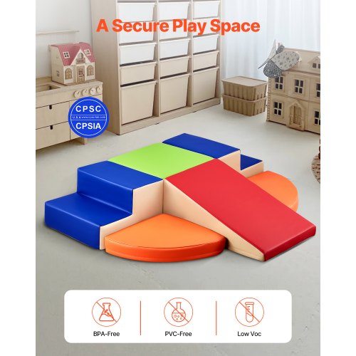 Climbing Toys 6Piece Set Foam Climbing Toys for Toddlers 6 Months to 3