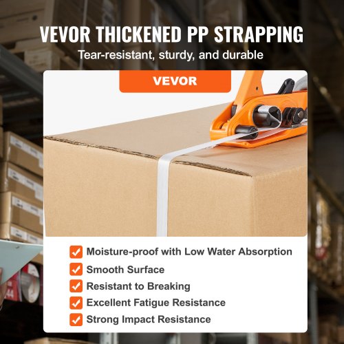 PP Banding Strapping Kit with Strapping Tensioner Tool Banding Sealer Tool