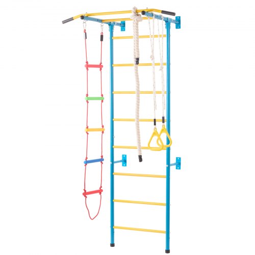 Indoor Jungle Gym for Toddlers 5in1 Climbing Playset with Carbon Steel