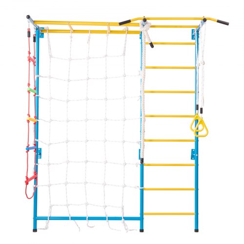 Indoor Jungle Gym for Toddlers 7in1 Climbing Playset with Carbon Steel