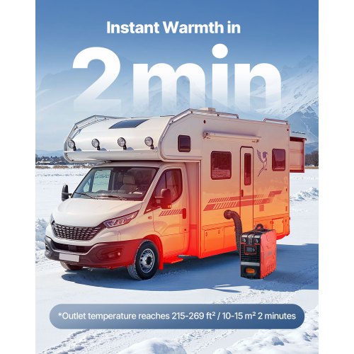 Diesel Heater 8Kw Dc 12V All In One Portable Air With Bluetooth App Control