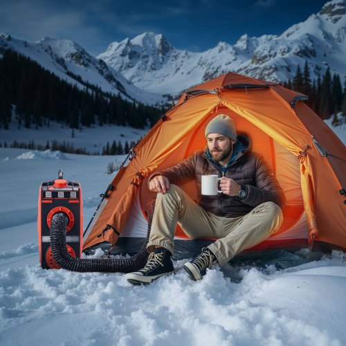 Diesel Heater 8Kw Dc 12V All In One Portable Air With Bluetooth App Control