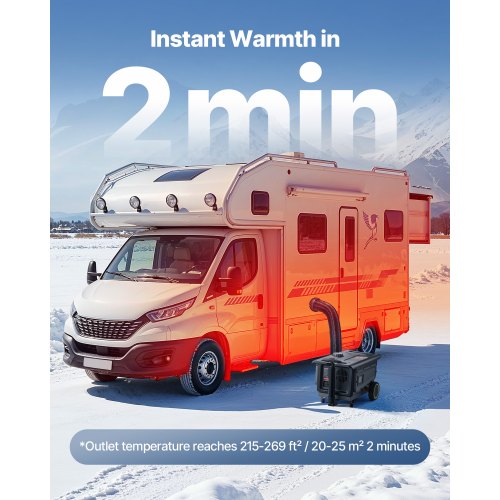 Diesel Heater 8Kw Dc 12V24V All In One Portable Air With Bluetooth App Control