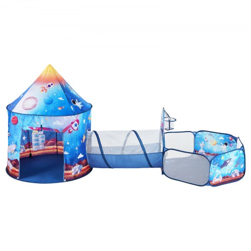 3 in 1 Kids Play Tent with Tunnel for Boys Girls Babies and Toddlers