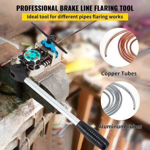 Brake Line Flaring Tool 45 Degree Single Double and Bubble Flares for 316