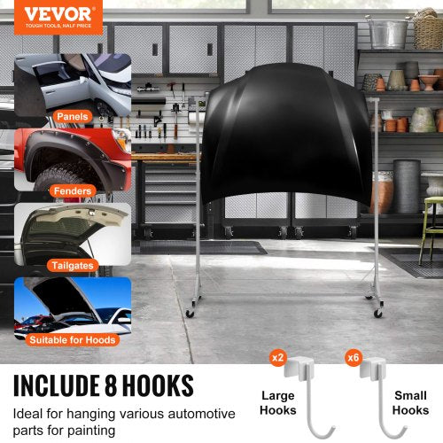 Painting Rack 5 ft7 ft Adjustable Height 66 lbs Capacity Automotive Paint