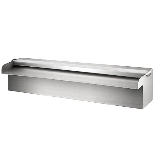Pool Fountain Stainless Steel Pool Waterfall 118 x 45 x 31W x D x