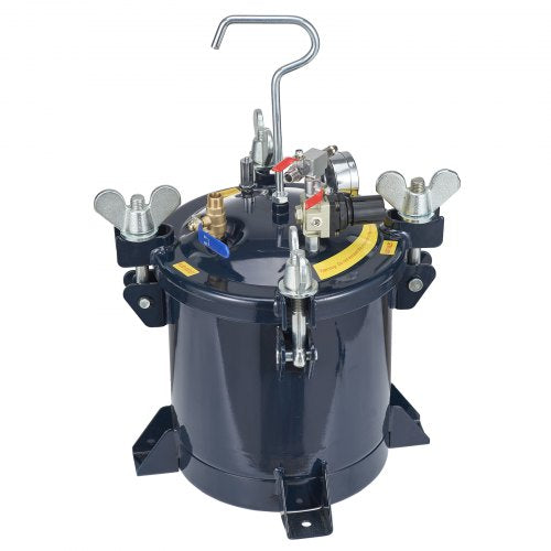 10L2.5gal Spray Paint Pressure Pot Tank 70PSI Max Air Paint Pressure Pot