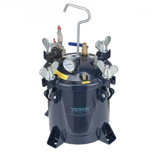10L2.5gal Spray Paint Pressure Pot Tank 70PSI Max Air Paint Pressure Pot