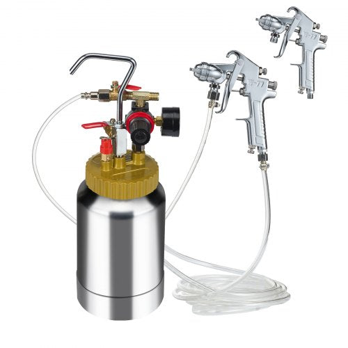 2L0.5gal Spray Paint Pressure Pot Tank Lightweight Air Paint Pressure Pot