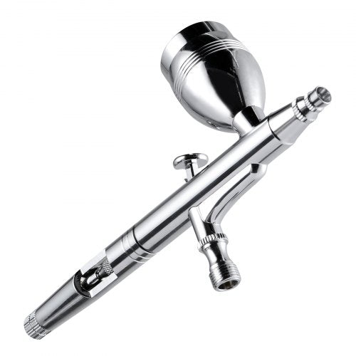 Airbrush Gun Dual Action Gravity Feed with 0.3 mm and 0.5 mm Nozzles