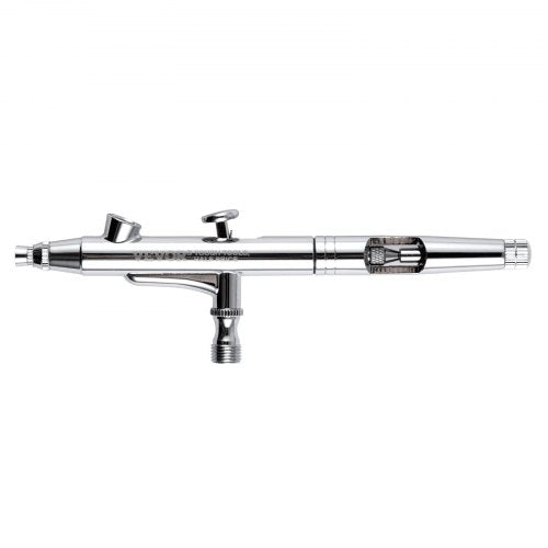 Airbrush Gun Dual Action Gravity Feed with 0.3 mm and 0.5 mm Nozzles