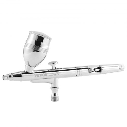 Airbrush Gun Dual Action Gravity Feed with 0.3 mm and 0.5 mm Nozzles