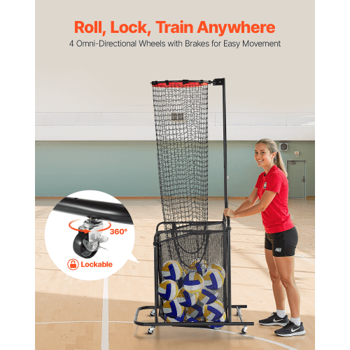 Volleyball Setter Training Equipment Angle and Height Adjustable Volleyball