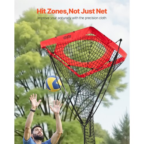 Volleyball Setter Training Equipment Angle and Height Adjustable Volleyball