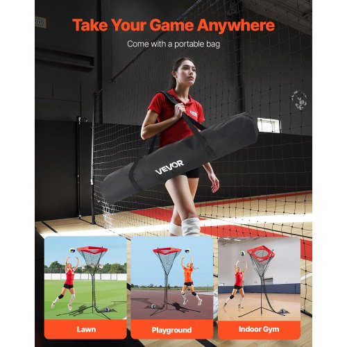 Volleyball Setter Training Equipment Angle and Height Adjustable Volleyball