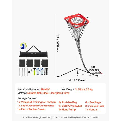 Volleyball Setter Training Equipment Angle and Height Adjustable Volleyball