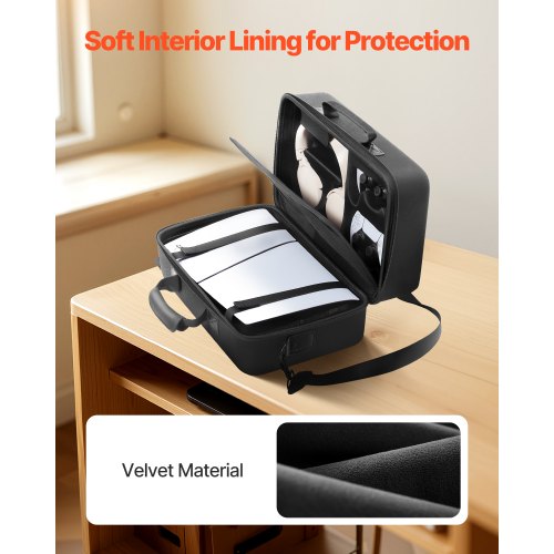 PS5 Carrying Case Travel Bag for Playstation 5 Slim Shockproof EVA Soft