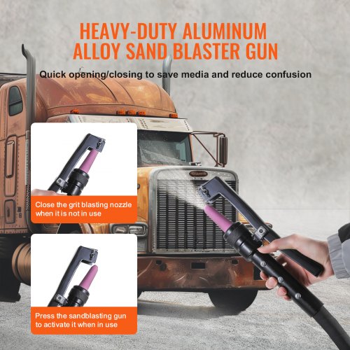 10 Gallon HeavyDuty Sand Blaster 60110 PSI High Pressure Sandblaster