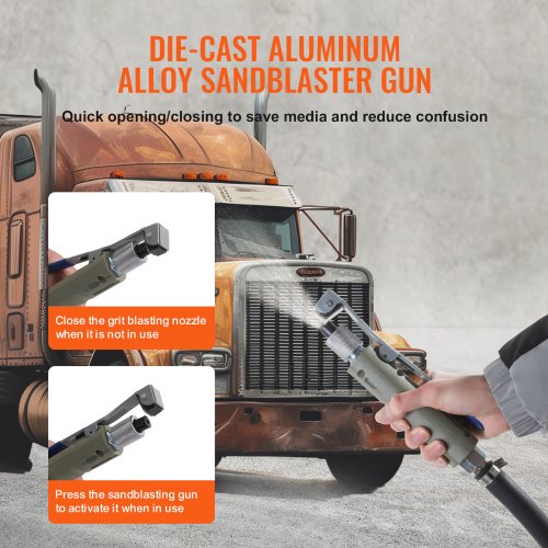 20 Gallon Sand Blaster 60110 PSI High Pressure Sandblaster Portable