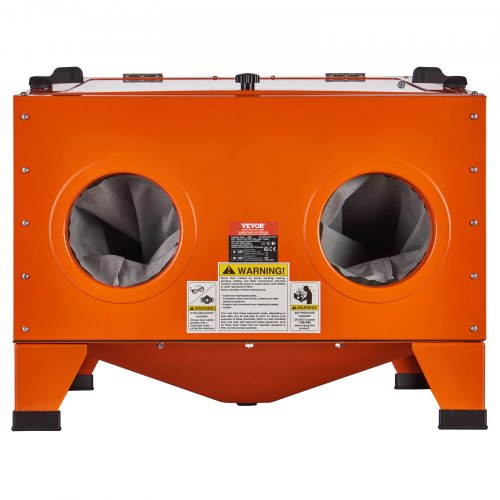 25 Gallon Sandblasting Cabinet 40120PSI Portable Benchtop Sand Blasting