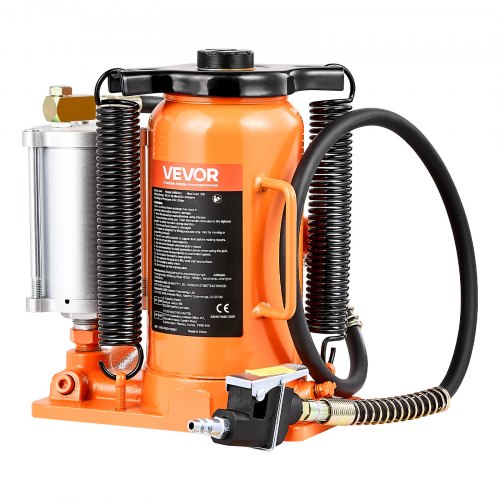 Air Hydraulic Bottle Jack 20 Ton 44092 lbs Capacity 102195 Inch