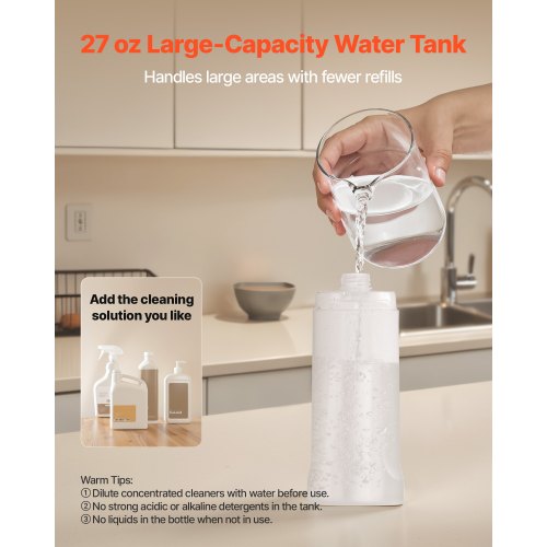 Spray Mop with 3 Washable Pads for Dry and Wet Floor Cleaning and a 27oz