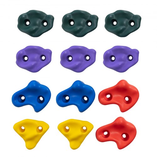 Ninja Tree Climbing Kit 12 Tree Climbing Holds 6 Ratchet Straps and a Climbing