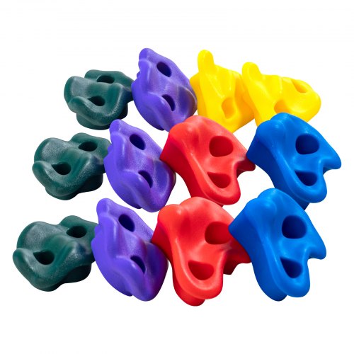 Ninja Tree Climbing Kit 12 Tree Climbing Holds 6 Ratchet Straps and a Climbing