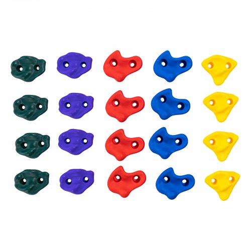 Ninja Tree Climbing Kit 20 Tree Climbing Holds and 6 Ratchet Straps Large