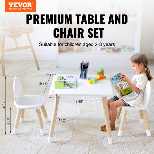 Kids Table and 2 Chairs Set Toddler Table and Chair Set Children