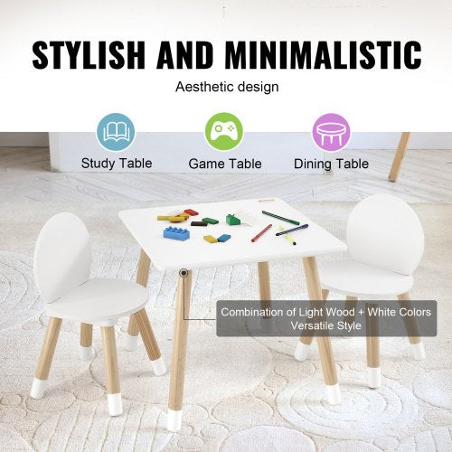 Kids Table and 2 Chairs Set Toddler Table and Chair Set Children